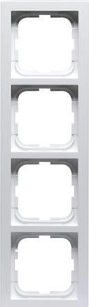 Produktbild ABB Impressivo ramme 4 modul hvid