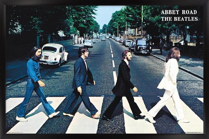 Produktbild The Beatles Gerahmtes Poster Abbey Road (40 x 30 cm)