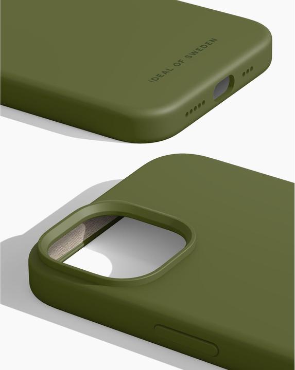 Actual product image iDeal Of Sweden Designer Magsafe Silicone Cover Khaki (Apple iPhone 14, Apple iPhone 13)