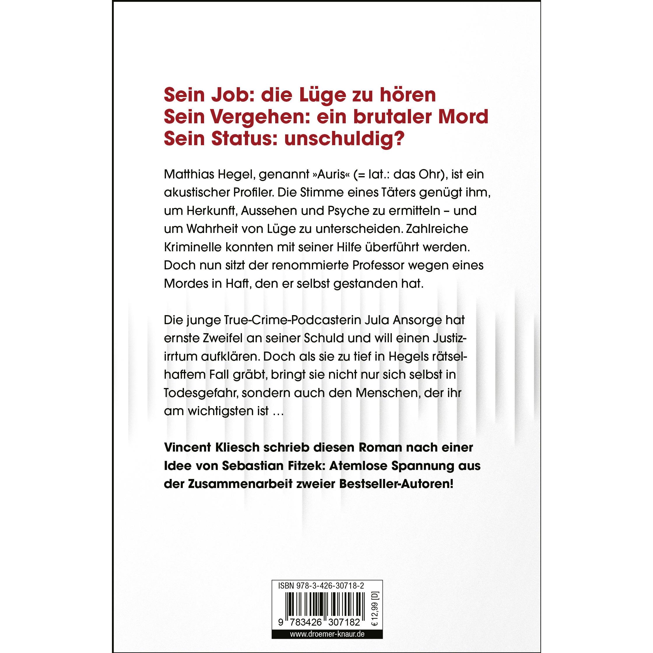 Thumbnail - Auris, Belletristik von Vincent Kliesch