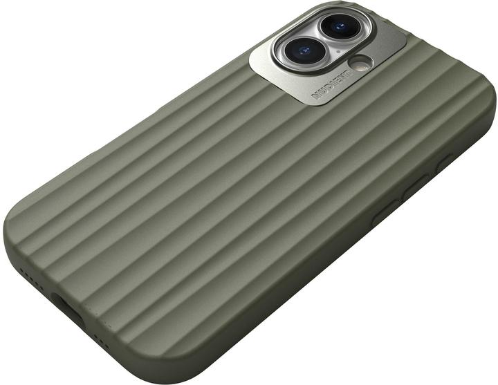 Produktbild Nudient Back Cover Bold MagSafe iPhone 16 Olive Green (Apple iPhone 16)