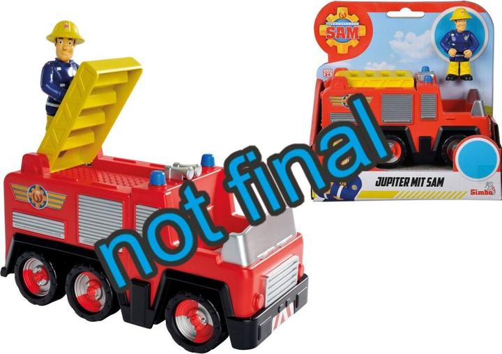 Immagine prodotto Simba Brandweerman Sam Jupiter Brandweerauto met Sam Figuur