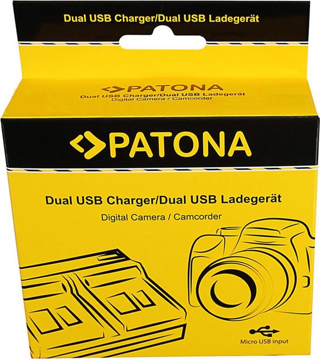 Produktbild Patona Dual Ladegerät f. JVC SSL-75 SSL-JVC50 SSL-JVC75 HM600 HM650