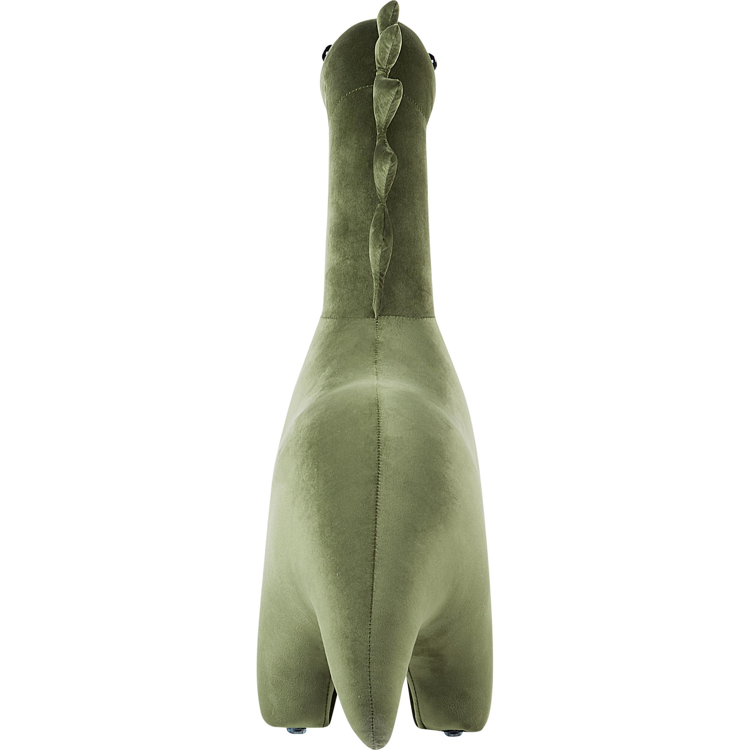 Beliani, Hocker + Pouf, Hocker Samtstoff Grün BRONTOSAUR