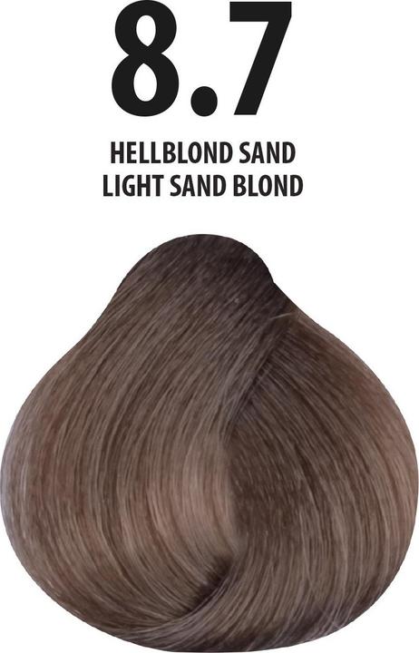 Image du produit FemMas 8.7) Couleur de cheveux blond clair sable 100ml (Sable blond clair)