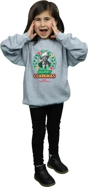 Actual product image National Lampoon´s Vacation Girls Greyscale Clarkmas Sweatshirt (116)