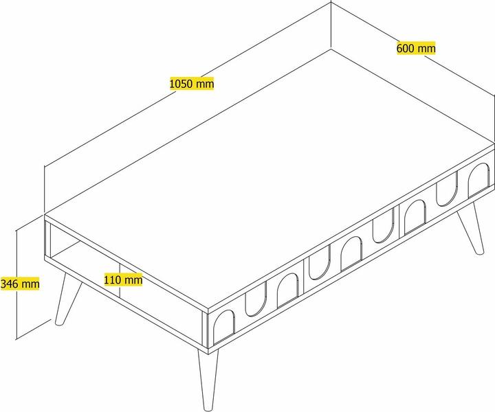 Image du produit Hanah Home Lyon (60 x 105 x 34.60 cm)