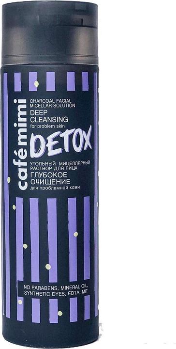 Produktbild Café Mimi Detox Micellar Facial Solution Deep Cleansing 200ml (Mizellenwasser, 200 ml)