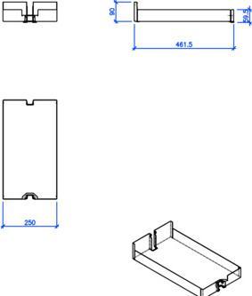 Produktbild Peka Metall Einhängetablar Liro (1 Stk.)