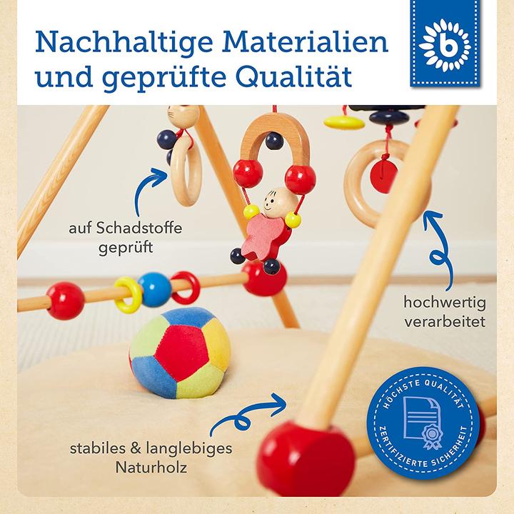 Immagine prodotto Bieco Trapezio da gioco, rosso regolabile in altezza