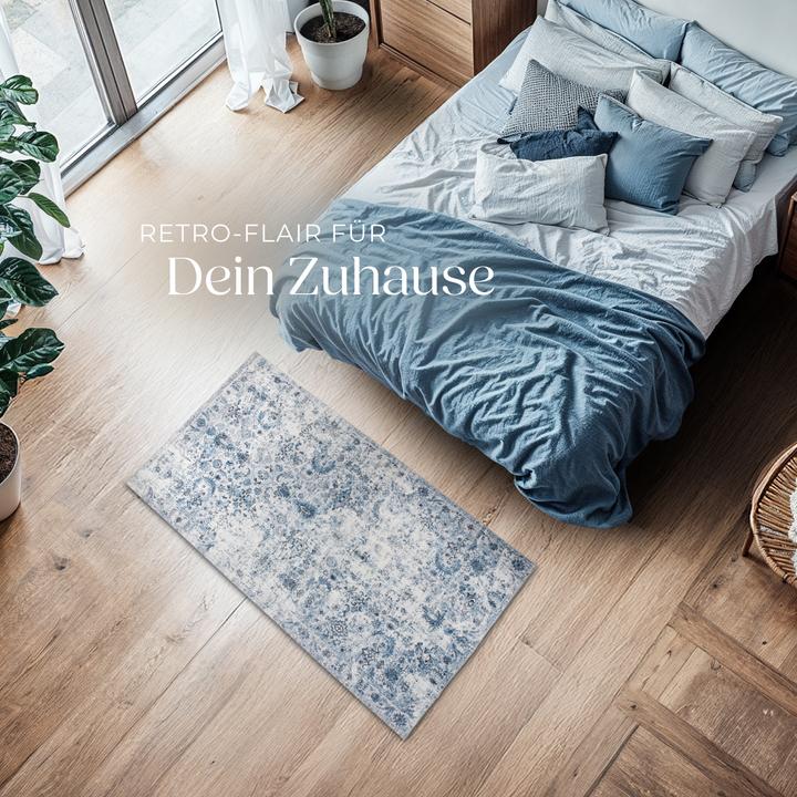 Actual product image tectake Vintage Designer Rug Amara, Low Pile (110 x 60 cm)