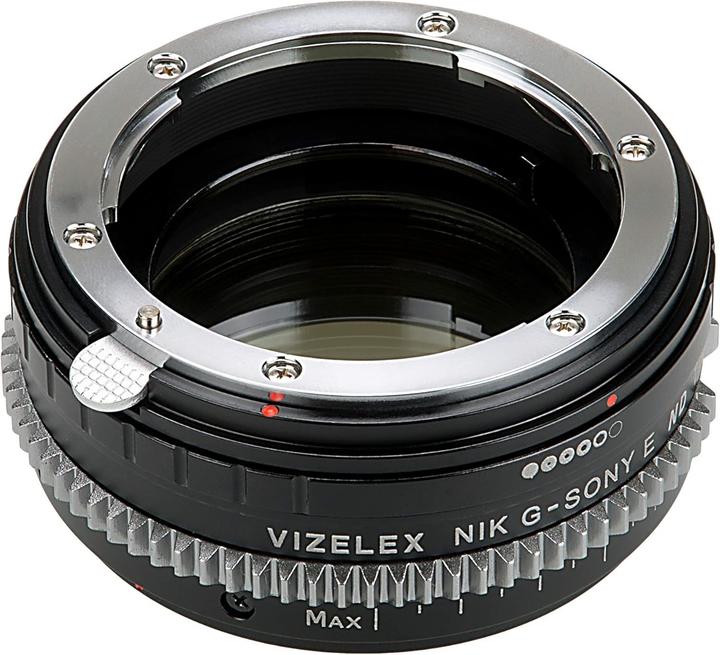 Immagine prodotto Fotodiox Vizelex CINE ND Throttle Lens Adapter Compatible with Nikon G Lenses on Sony EMount Cameras