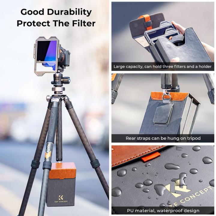 Produktbild K&F Concept Concept Filterkit Square X-Pro: Houder CPL ND1000 GND (95 mm, ND- / Graufilter, 10000 mm)