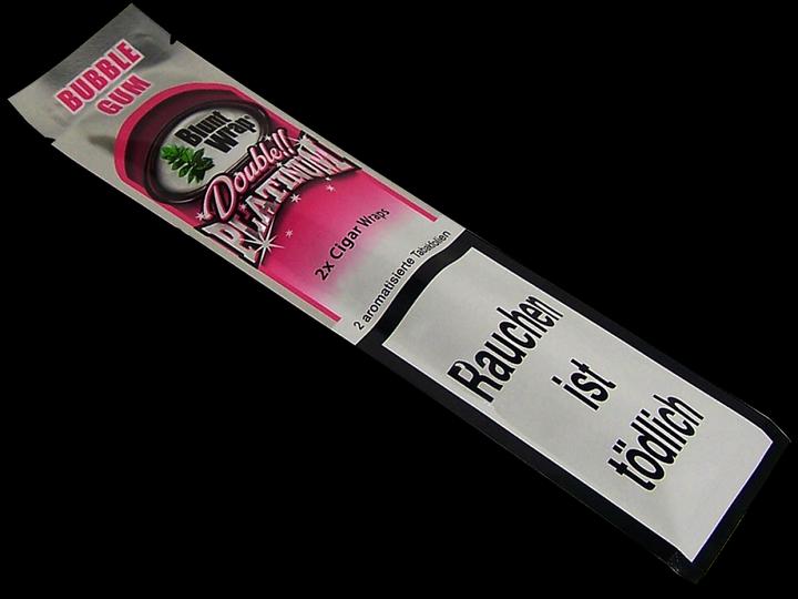 Produktbild Blunt Wraps Double Platinum Bubblegum 2 in 1
