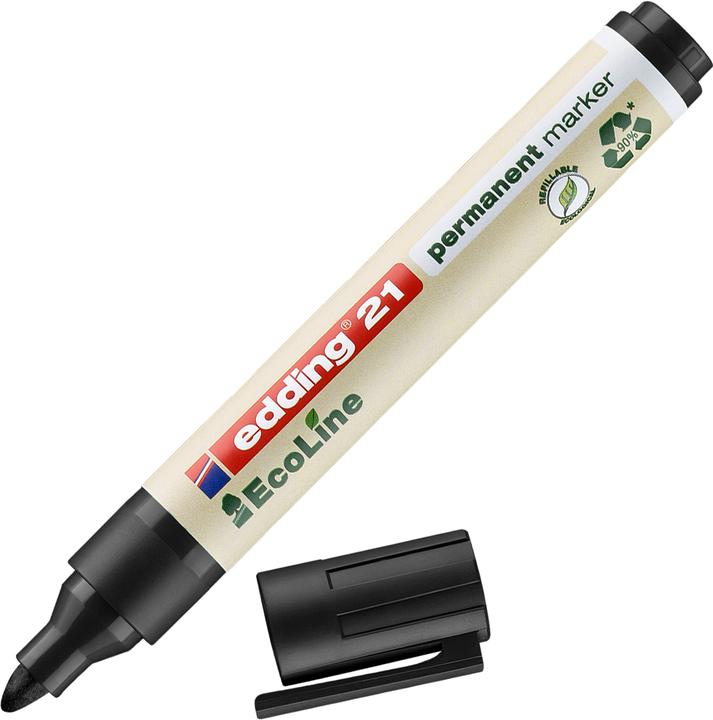 Produktbild Edding Permanent Marker 21 (Schwarz, 3 mm, 1 x)