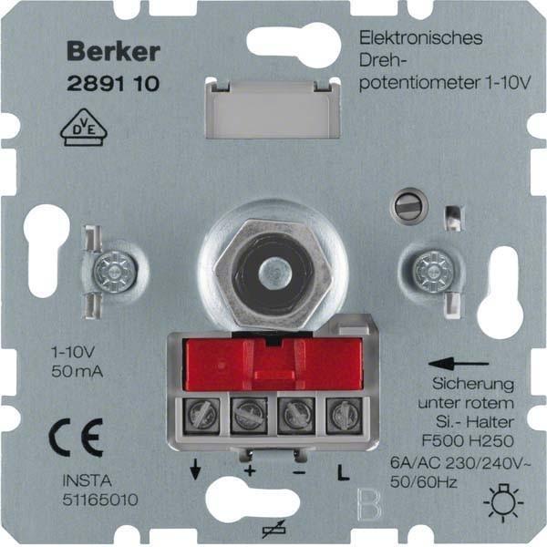 Berker UP Potentiomètre rotatif électronique 289110 1-10V avec enclenchement instantané