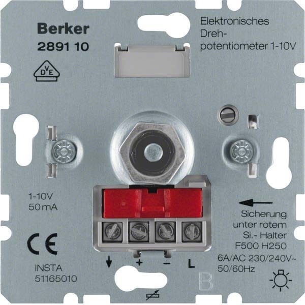 Actual product image Berker UP Electronic rotary potentiometer 289110 tiometer 1-10V with softkey