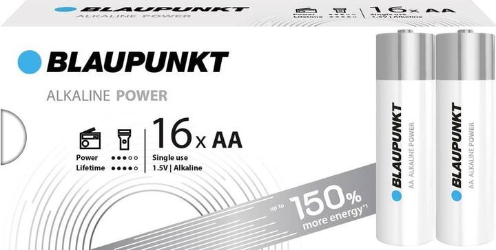 Blaupunkt Mignon (AA)-Batterie Alkali-Mangan 1.5 V 12 St. (16 Stk., AA)