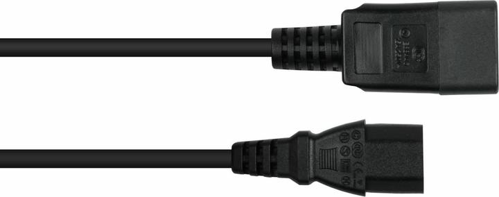 Actual product image Kabelmeister IEC appliance extension IEC appliance plug C20 to IEC appliance socket C13 (0.50 m, C20, C13)