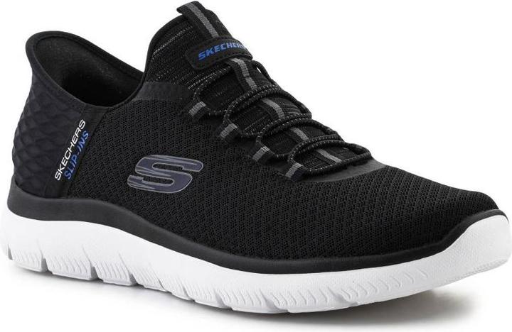 Actual product image Skechers Mens Slipper Sporty Rubber Sole Black (45.5)
