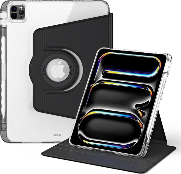 Cover-Discount iPad Air 13 / iPad Pro 12.9 - Étui pivotant 2en1 avec dos + couvercle (iPad Air 13 2024 (M2))