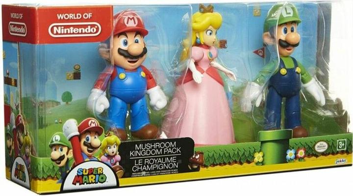 Jakks Pacific World of Nintendo: Mushroom Kingdom (Set of 3)