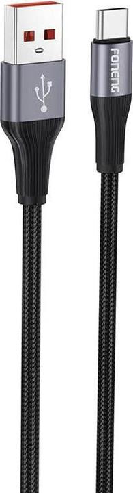 Actual product image Foneng X112 USB-A to USB-C cable, 3A, 1m (black) (1 m)