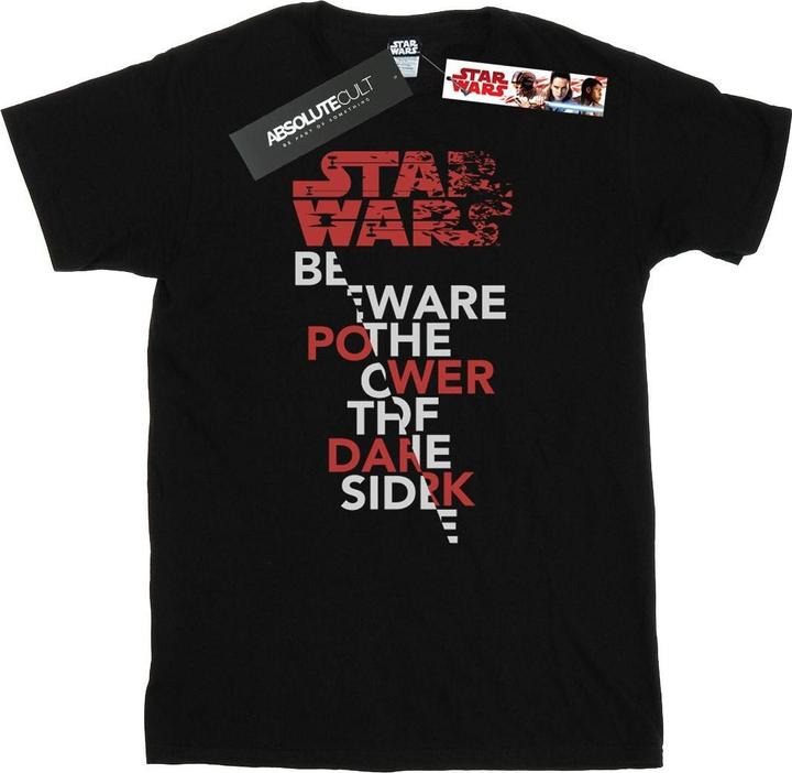 Actual product image Star Wars Mens The Last Jedi Power Of The Dark Side T-Shirt (L)