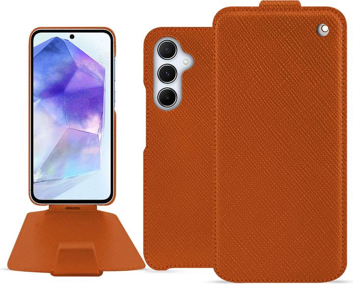 Productafbeelding Noreve Verticale jas van kalfsleer (Samsung Galaxy A55)