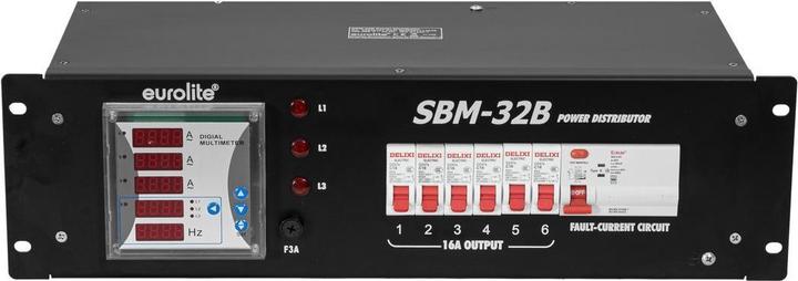 Actual product image Eurolite SBM-32B Power distributor