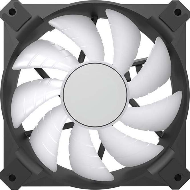 Actual product image Darkflash Tech INF8 ARGB Computer fan set 5in1 120x120 (black) (120 mm, 1x)