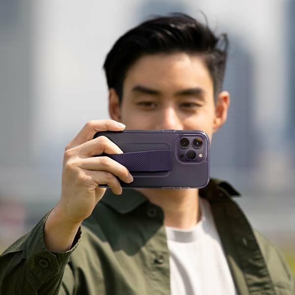 Produktbild Uniq etui Heldro Mount iPhone 14 Pro 6,1" fioletowy/fig purple (Apple iPhone 14 Pro)