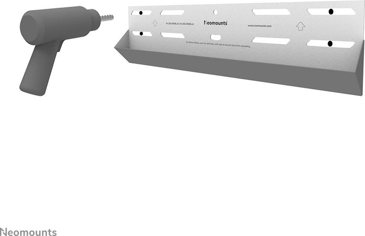 Actual product image Neomounts Wall Mount WL35S-850BL14 Black (Wall, 48", 60 kg)