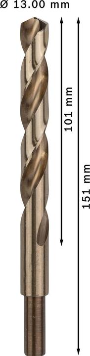 Actual product image Bosch Professional Zubehör PRO Stainless Steel HSS-Co twist drill, 13 x 101 x 151 mm (13 mm)