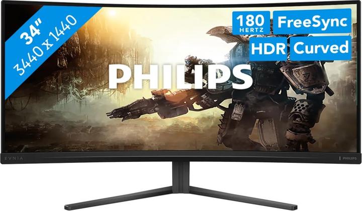Actual product image Philips Evnia 34M2C3500L (3440 x 1440 pixels, 34")
