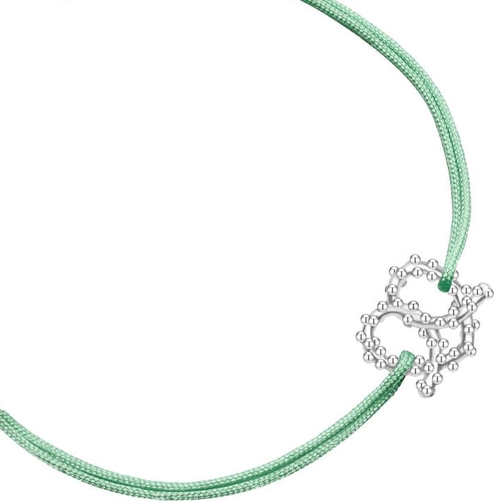Immagine prodotto Glanzstücke München Bracciale da donna con cuore pretzel - 36368 (22 cm, Argento)