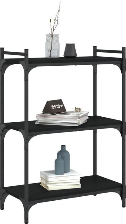 Actual product image VidaXL Bookcase 4 shelves black 40x30x120 cm (40 x 30 x 120 cm)