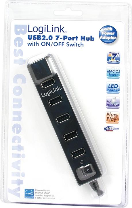 Immagine prodotto LogiLink UA0124 (USB-A, 7 Porti)