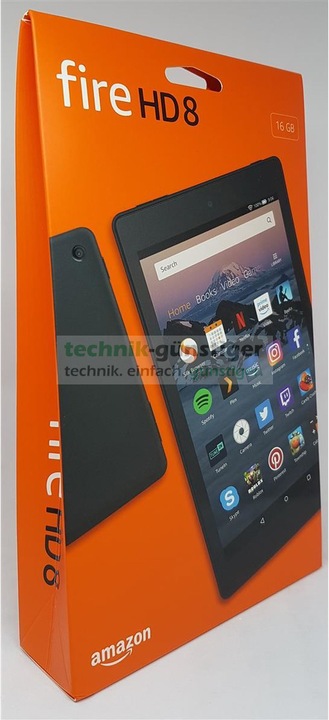 Image du produit Amazon Tablette Fire HD 8 avec Alexa, écran HD de 20,32cm (8 pouces), 16 Go, noir... (8", 16 Go, Noir)