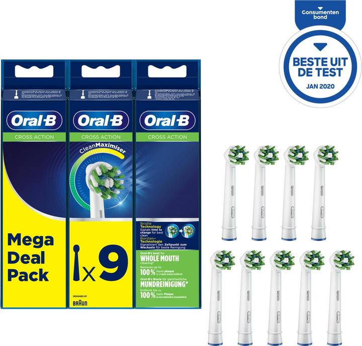 Image du produit Oral-B Cross Action CleanMaximiser (9x)