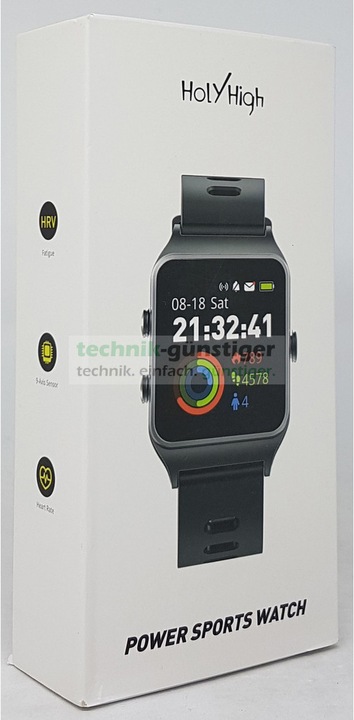 Actual product image Holy High P1C Power Sports Watch, Fitness Tracker, Sports Watch with GPS, Heart Rate Monitor, Pedometer,...