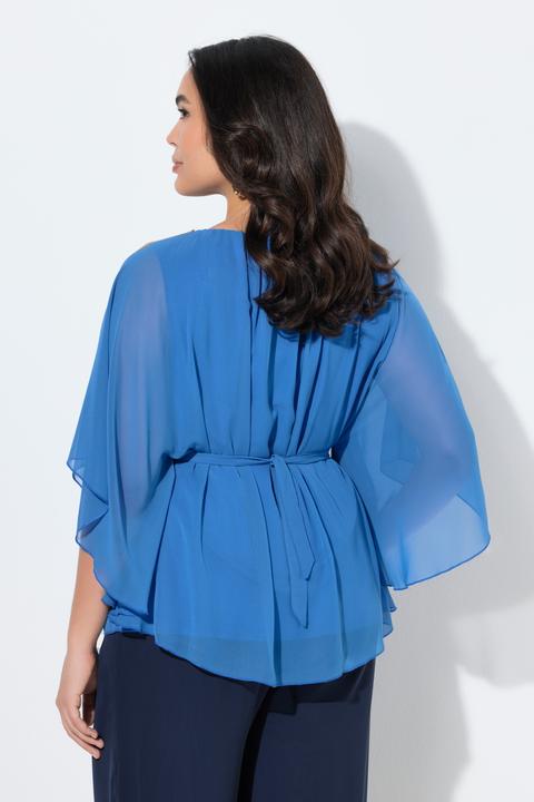 Actual product image Ulla Popken Layered Chiffon Blouse (58)