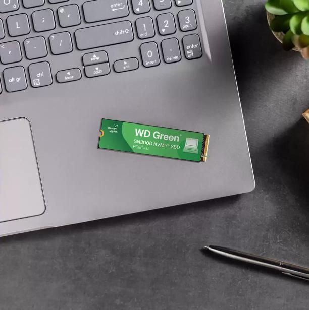 Actual product image SANDISK WD Green SN3000 NVMe 1TB (1000 GB, M.2 2280)