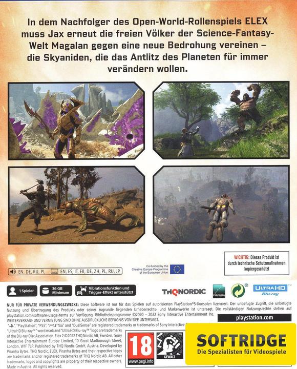 Actual product image THQ Elex 2 (PS5, DE)