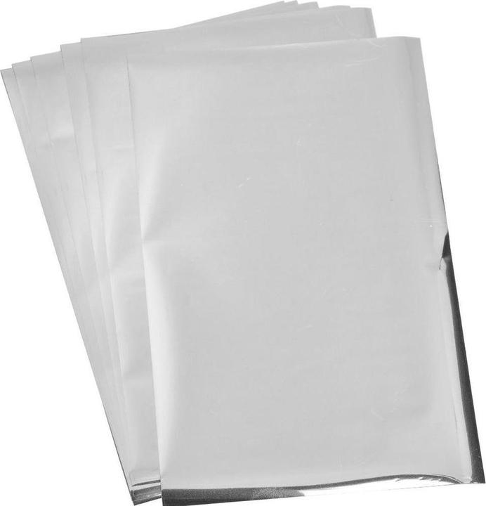 Produktbild Rico Design Transferfolie 9x15cm silber (6x)