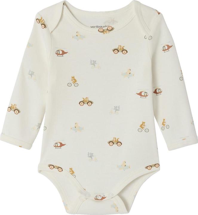 Actual product image Vertbaudet Bio-Kollektion: 5er-Pack Baby Schlupfbodys mit langen Ärmeln (68)