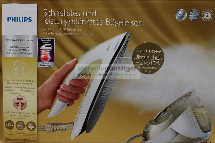 Actual product image Philips GC9642/60 PerfectCare Elite Silence Steam Ironing Station (2400 W, 490 g/min)