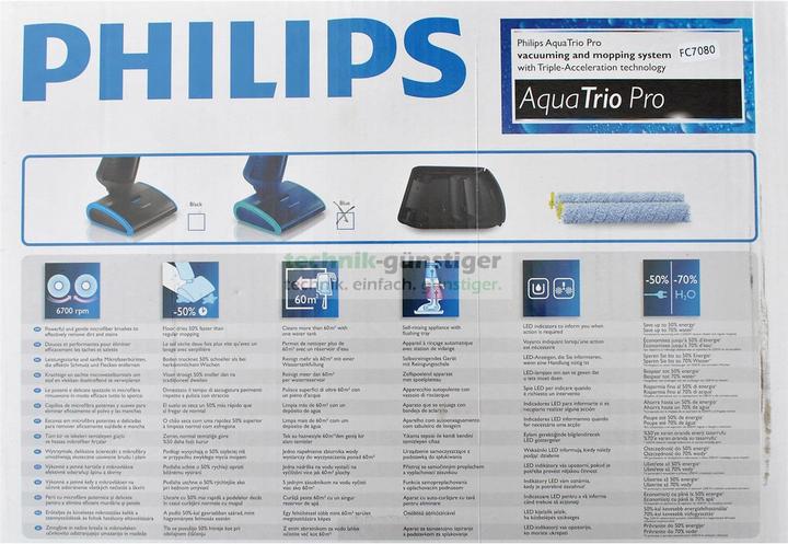Productafbeelding Philips Aquatrio Pro FC7080/01 Nat/droogzuiger 3in1 harde vloeren