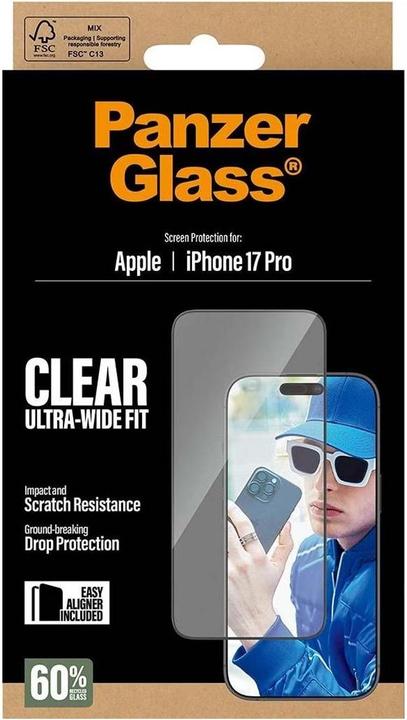 Image du produit PanzerGlass Ultra Wide Fit (1 pièce(s), Apple iPhone 17 Pro)