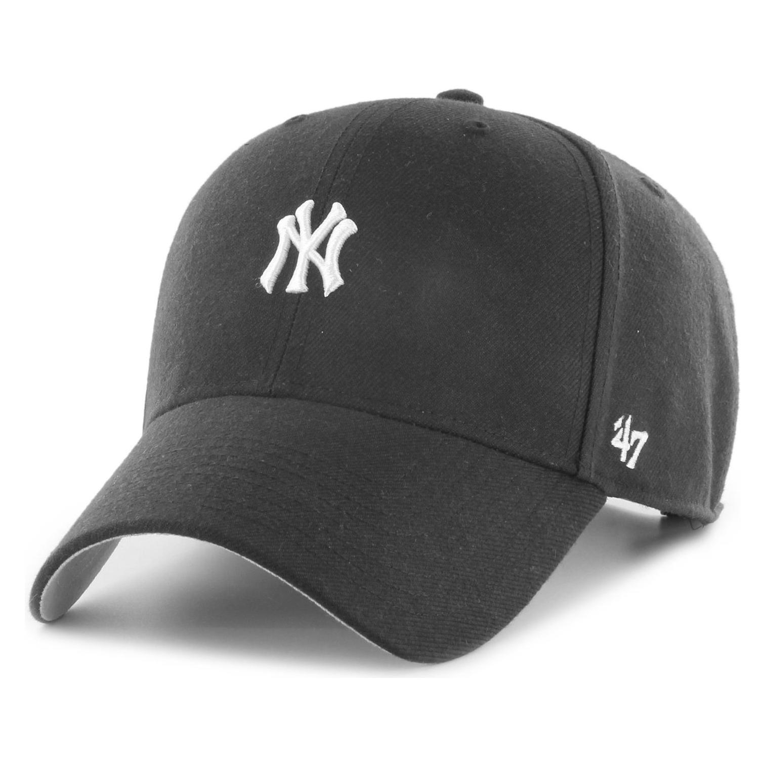 47 Brand, Herren, Cap, Base Runner New York Yankees, Schwarz, (One Size)